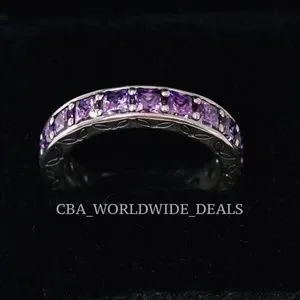 Pandora Jewelry Pandora Sterling Silver Purple Infinity Ring